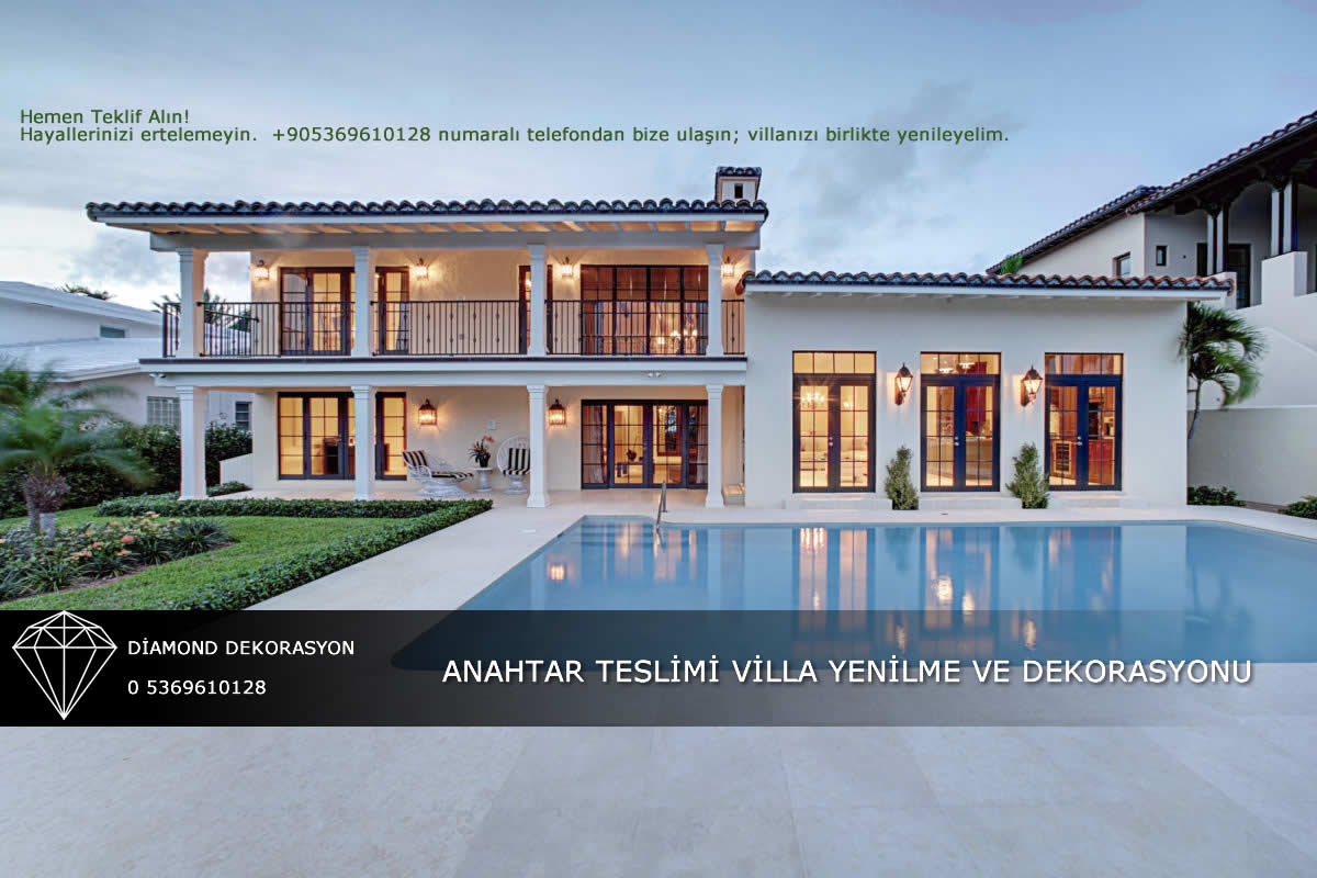 Göcekte Anahtar Teslim Villa Tadilatı Hayalinizdeki Yaşam Alanı